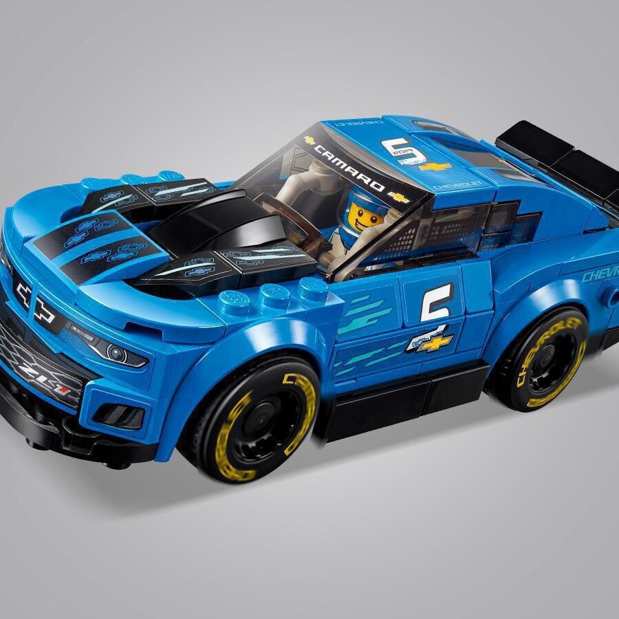 75891 LEGO® Speed Champions Chevrolet Camaro ZL1 sacīkšu mašīna cena un informācija | Konstruktori | 220.lv