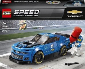 75891 LEGO® SPEED CHAMPIONS гоночный автомобиль Chevrolet Camaro ZL1 цена и информация | Конструкторы и кубики | 220.lv