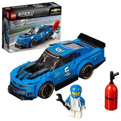 75891 LEGO® Speed Champions Chevrolet Camaro ZL1 sacīkšu mašīna cena un informācija | Konstruktori | 220.lv