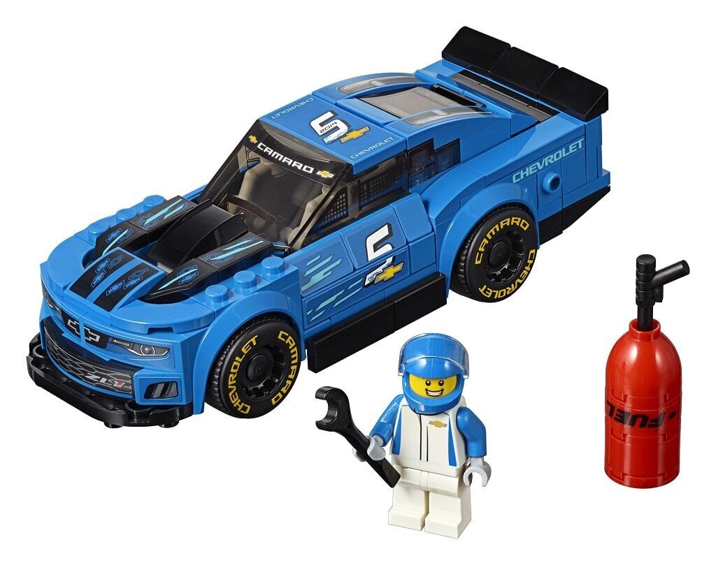 75891 LEGO® Speed Champions Chevrolet Camaro ZL1 sacīkšu mašīna cena un informācija | Konstruktori | 220.lv