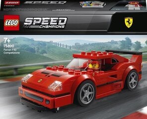 75890 LEGO® Speed Champions Ferrari F40 Competizione cena un informācija | Konstruktori | 220.lv