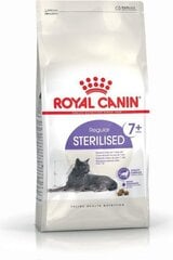 Royal Canin pieaugušiem sterilizētiem kaķiem Sterilised 7+, 10 kg cena un informācija | Sausā barība kaķiem | 220.lv