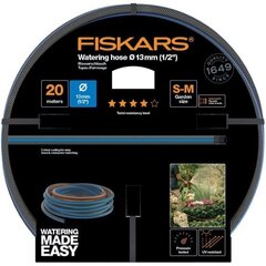 Поливочный шланг Fiskars Q4, 13мм (1/2”) 20 м цена и информация | Оборудование для полива | 220.lv