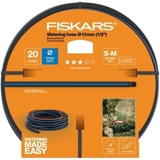 Laistīšanas šļūtene Fiskars Q3, 13mm (1/2”) 20 m cena un informācija | Laistīšanas sistēmas | 220.lv