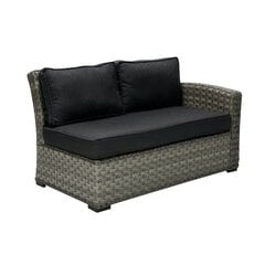 Уличный диван Geneva, серый цена и информация | Садовые стулья, кресла, пуфы | 220.lv