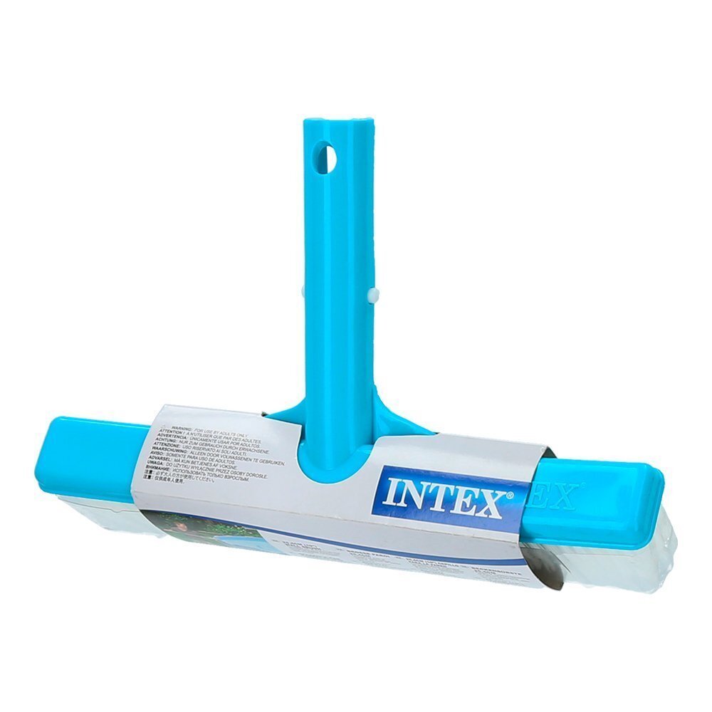 Taisna baseina tīrīšanas suka Intex 10", 25 cm zila cena un informācija | Baseinu piederumi | 220.lv