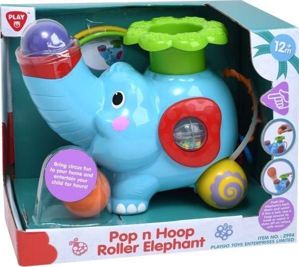 Zilonis ar bumbiņām un gredzeniem Playgo, 2994 цена и информация | Rotaļlietas zīdaiņiem | 220.lv