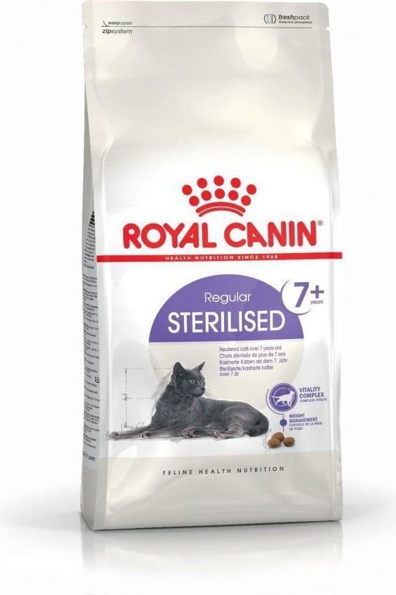 Royal Canin sterilizētiem, gados vecākiem kaķiem Sterilised 7+, 3.5 kg cena un informācija | Sausā barība kaķiem | 220.lv