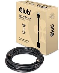 Club 3D ātrgaitas HDMI 1.4 HD cena un informācija | Kabeļi un vadi | 220.lv