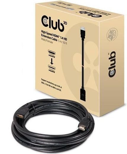 Club 3D CAC-1320, HDMI, 5 m cena un informācija | Kabeļi un vadi | 220.lv