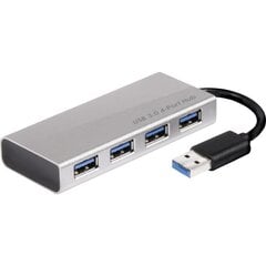Club 3D USB 3.0 hub 4-port with power adapter цена и информация | Адаптеры и USB разветвители | 220.lv