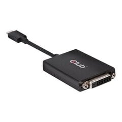 Club 3D, USB-C/DVI-D, 18 cm цена и информация | Кабели и провода | 220.lv