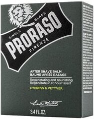 Бальзам после бритья Proraso Green (100 ml) цена и информация | Косметика и средства для бритья | 220.lv
