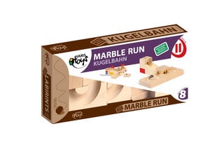 Деревянная игра - лабиринт Marble Run Varis 8 шт. цена и информация | Настольная игра | 220.lv