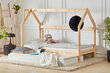Gulta House 90x200 cm, brūna cena un informācija | Bērnu gultas | 220.lv