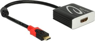 Delock KAB Адаптер USB-C > HDMI (ST-BU) 4K 60Hz DeLOCK Черный цена и информация | Кабели и провода | 220.lv