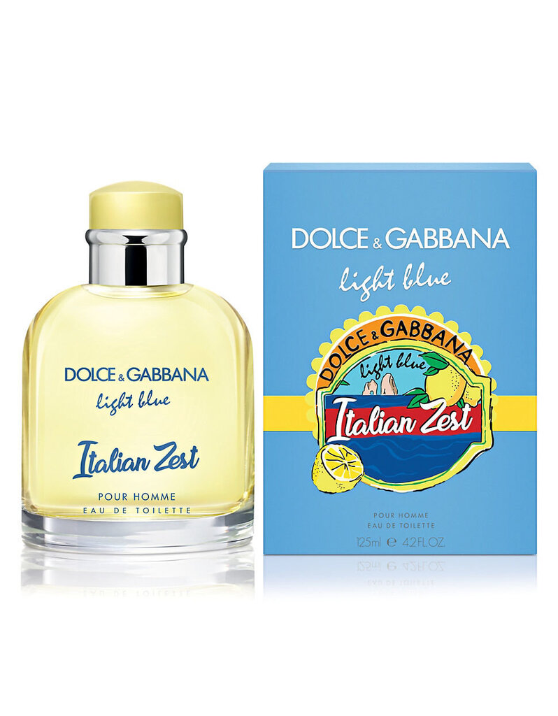 Tualetes ūdens Dolce & Gabbana Light Blue Italian Zest Pour Homme EDT vīriešiem 125 ml цена и информация | Vīriešu smaržas | 220.lv