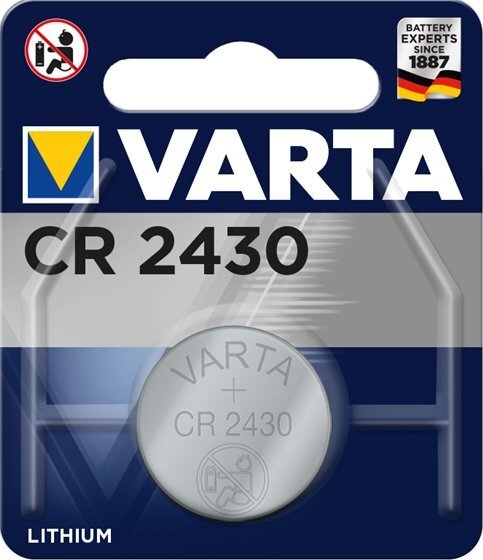 Varta Electronics CR2430 baterija, 1 gab. цена и информация | Baterijas | 220.lv