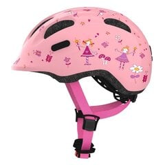 Bērnu velosipēda ķivere Abus Smiley 2.0, rose princess цена и информация | Шлемы | 220.lv