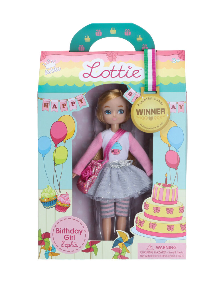 Lelle Lottie - dzimšanas dienā, 18 cm цена и информация | Rotaļlietas meitenēm | 220.lv