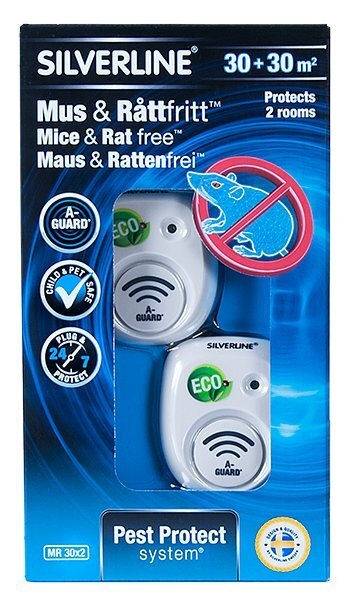 Zviedru ierīce peļu un žurku atbaidīšanai Mice & Rat Free™ MR 30 x 2 gab. цена и информация | Dzīvnieku atbaidīšanas līdzekļi | 220.lv