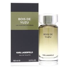 Tualetes ūdens vīriešiem Lagerfeld Bois De Yuzu EDT 100 ml cena un informācija | Karl Lagerfeld Smaržas, kosmētika | 220.lv