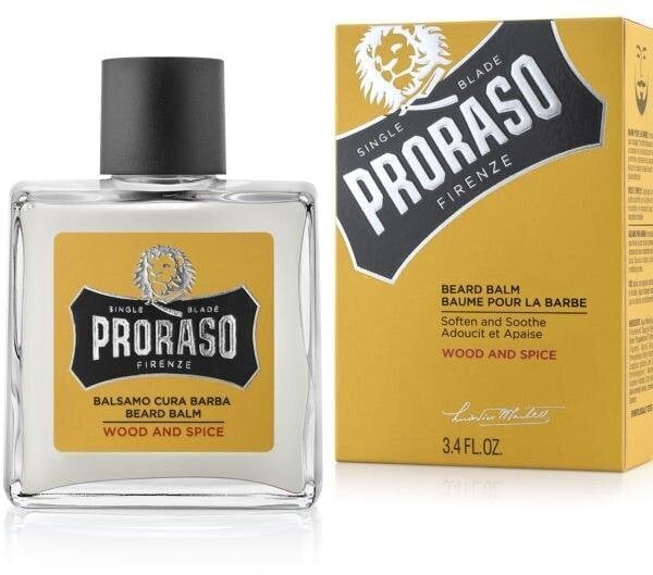 Bārdas balzams Proraso Wood & Spice, 100 ml cena un informācija | Skūšanās piederumi, kosmētika | 220.lv