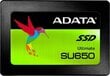 ADATA 240GB 2,5" SATA SSD Ultimate SU650 цена и информация | Iekšējie cietie diski (HDD, SSD, Hybrid) | 220.lv