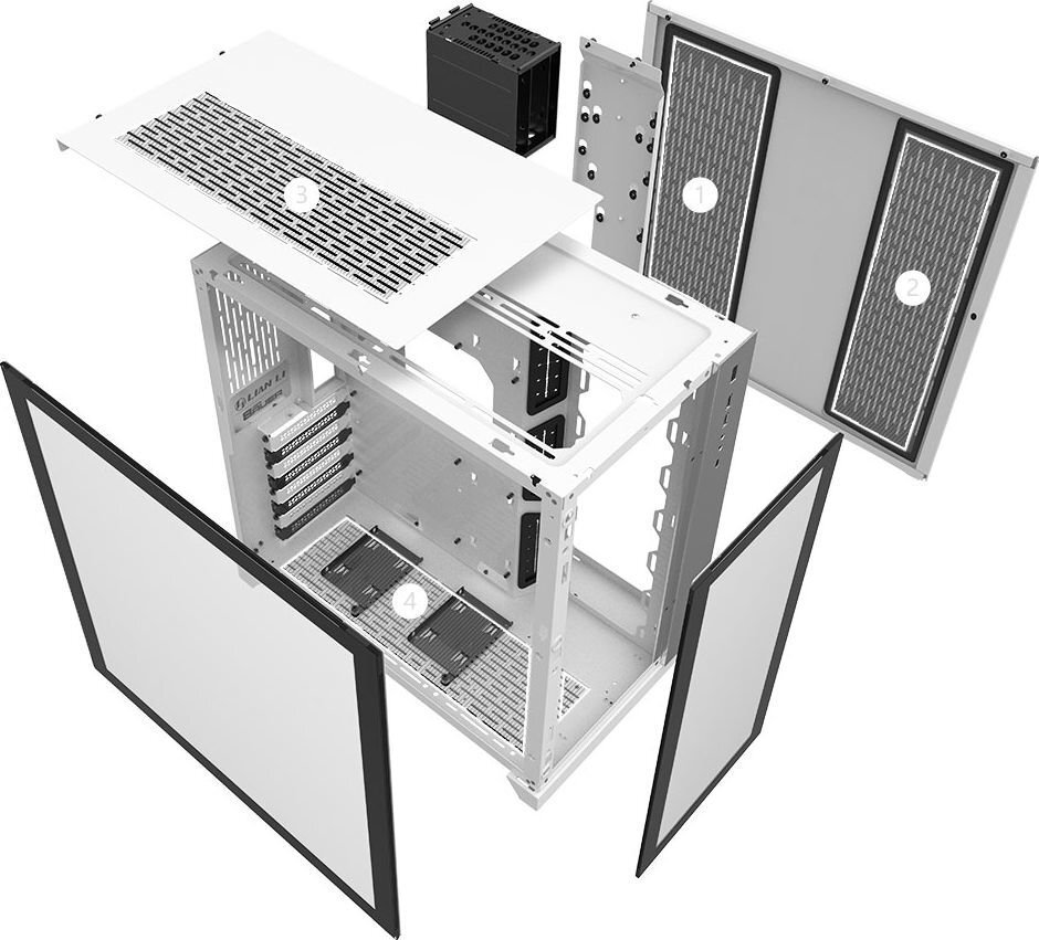 Lian Li PC-O11DW cena un informācija | Datoru korpusi | 220.lv