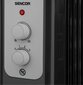 Eļļas radiators SENCOR SOH 3311BK, 2300W, 11 sekciju cena un informācija | Sildītāji | 220.lv