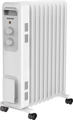 Eļļas radiators SENCOR SOH 3209WH, 2000W, 9 sekcijas цена и информация | Обогреватели | 220.lv