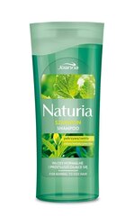 Šampūns normāliem un taukainiem matiem ar nātrēm un zaļo tēju Joanna Naturia 200 g cena un informācija | Šampūni | 220.lv