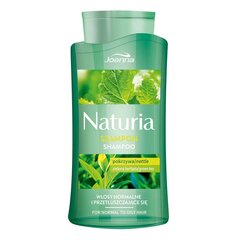 Šampūns normāliem un taukainiem matiem ar nātrēm un zaļo tēju Joanna Naturia 500 g cena un informācija | Šampūni | 220.lv