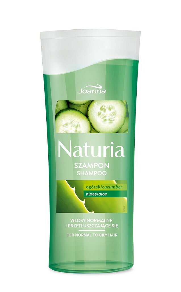 Šampūns taukainiem matiem ar gurķiem un alveju Joanna Naturia 200 ml цена и информация | Šampūni | 220.lv