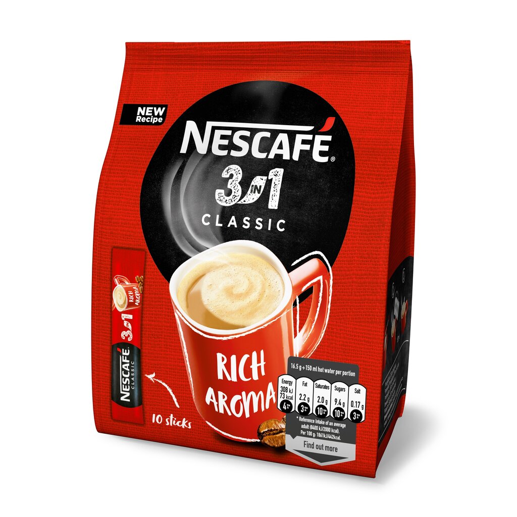 Nescafe® Classic 3in1 kafijas dzēriens, 10x17,5 g цена и информация | Kafija, kakao | 220.lv