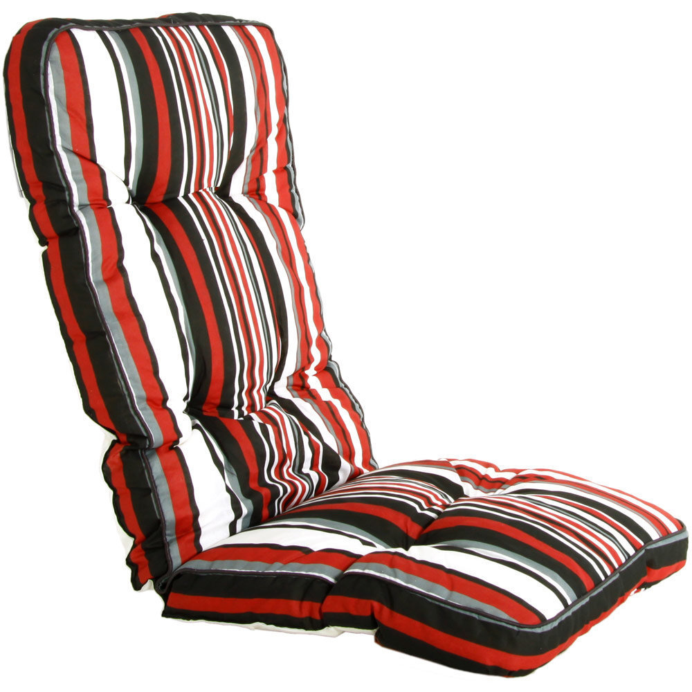 Spilvens krēslam Patio Royal/Lena C001-03PB, melns/sarkans cena un informācija | Krēslu paliktņi | 220.lv