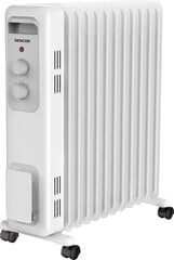 Eļļas radiators SENCOR SOH 3211WH, 2300W, 11 sekciju цена и информация | Обогреватели | 220.lv