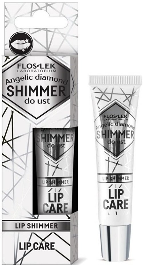 Lūpu spīdums Floslek Lip Care Shimmer 10 g, Angelic Diamond cena un informācija | Lūpu krāsas, balzāmi, spīdumi, vazelīns | 220.lv
