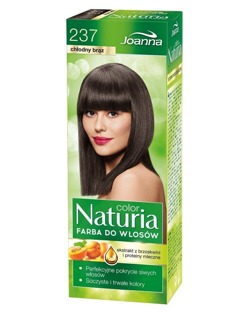 Matu krāsa Joanna Naturia Color, 237 Vēs brūns цена и информация | Matu krāsas | 220.lv