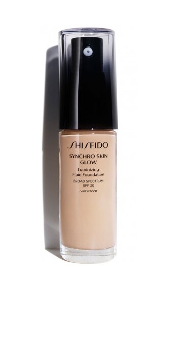 Grima bāze Shiseido Synchro Skin Luminizing SPF 20 30 ml цена и информация | Grima bāzes, tonālie krēmi, pūderi | 220.lv