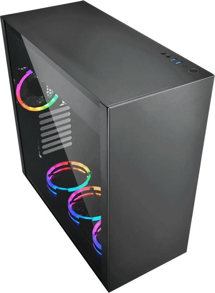 Sharkoon Pure Steel RGB cena un informācija | Datoru korpusi | 220.lv