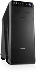 Modecom Oberon Pro Midi-Tower melns цена и информация | Корпуса | 220.lv