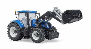 Traktors-iekrāvējs Bruder New Holland, T7.315 цена и информация | Конструктор автомобилей игрушки для мальчиков | 220.lv