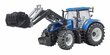 Traktors-iekrāvējs Bruder New Holland, T7.315 cena un informācija | Rotaļlietas zēniem | 220.lv