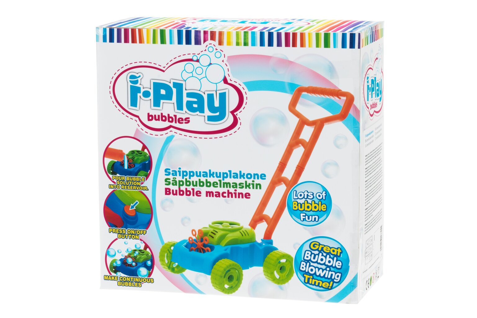 Zāles pļāvējs ar ziepju burbuļu iekārtu I Play Bubble цена и информация | Ūdens, smilšu un pludmales rotaļlietas | 220.lv