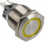 DimasTech LED Button 25mm Yellow (PD066) cena un informācija | Piederumi korpusiem | 220.lv