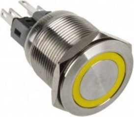 DimasTech LED Button 22mm Yellow (PD102) cena un informācija | Piederumi korpusiem | 220.lv