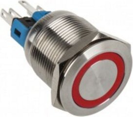 DimasTech LED Button 22mm Red (PD094) цена и информация | Аксессуары для корпусов | 220.lv