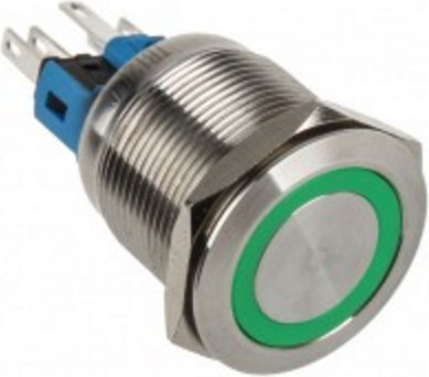 DimasTech LED Button 22mm Green (PD092) cena un informācija | Piederumi korpusiem | 220.lv