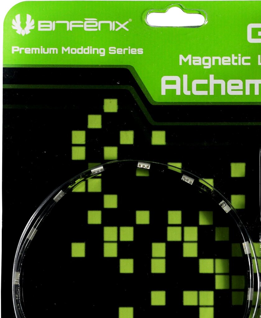 BitFenix Alchemy 2.0 60cm Green (BFA-MAG-60GK30-RP) цена и информация | Piederumi korpusiem | 220.lv